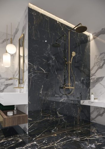 Cerrad Marquina Gold 119,7x59,7x0,8cm Polished padlólap 