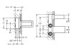 HANSA BASIC UP beépítőkészlet mosdócsaptelephez 57860100