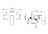 HANSA BASIC Zuhanycsaptelep 55450103