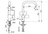 HANSA BASIC  Konyhai csaptelep 55562203 