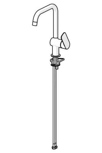 HANSA BASIC  Konyhai csaptelep 55562203 