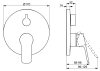 HANSA BASIC falsík alatti kád zuhany 80559003 