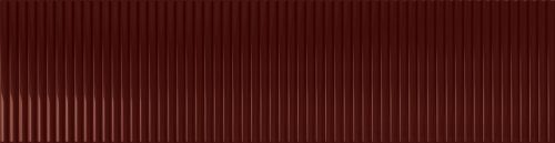 Tubadzin Groove Burgundy 1 STR 29,8x7,8x1cm fényes csempe