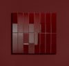 Tubadzin Groove Burgundy 29,8x7,8x1cm fényes csempe