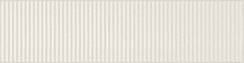 Tubadzin Groove White Sugar 1 STR 29,8x7,8x1cm fényes csempe