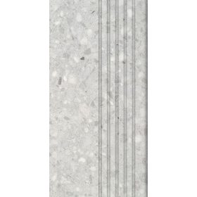 Tubadzin Macchia grey Matt 59,8x29,8 Lépcsőlap
