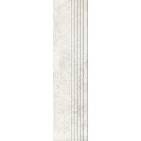 Tubadzin Torano white Matt 119,8x29,6 Lépcsőlap