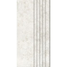 Tubadzin Torano white Matt 59,8x29,6x0,8 Lépcsőlap