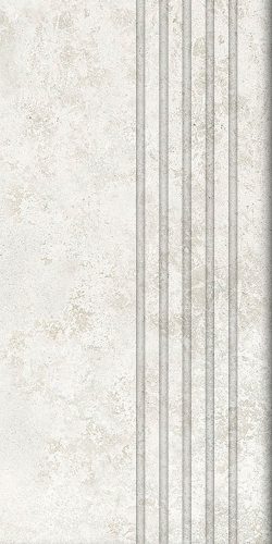 Tubadzin Torano white Matt 59,8x29,6x0,8 Lépcsőlap